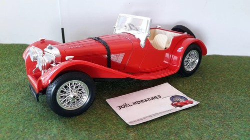 Jaguar ss100 1937 rouge - jaguar,