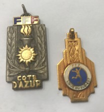 LOT 2 MEDAILLES SPORT