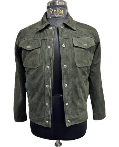 Veste camionneur cuir - veste,