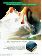 PUBLICITE ADVERTISING 096  1998  Sauter  plaque  l'induction
