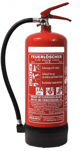 Extincteur poudre de - À, 75f