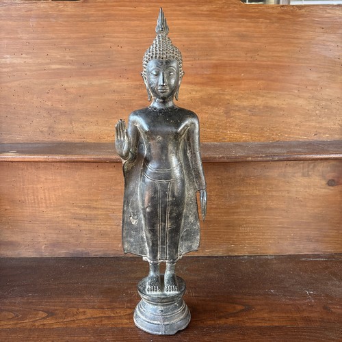 Ancien bouddha birman bronze - ancien,