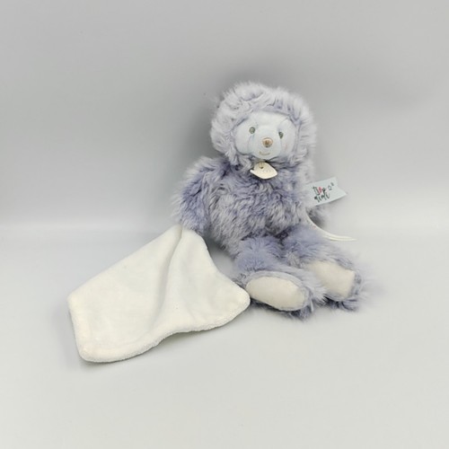 Doudou compagnie ours bleu - et,