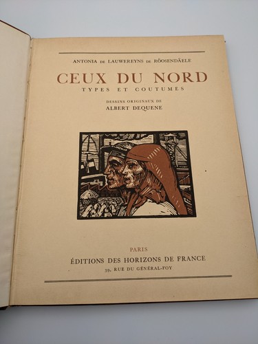 Livre ancien ceux nord - livre,