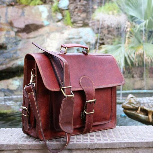 Homme cuir vintage ordinateur - cuir,