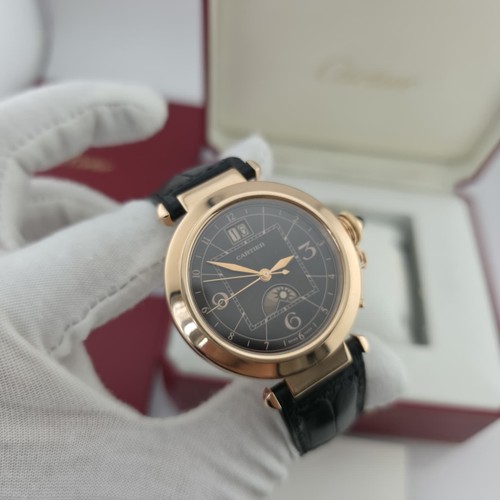 Cartier pasha 2937 rose - or, 18