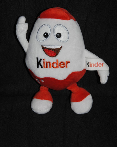 Doudou oeuf kinder - oeuf, blanc