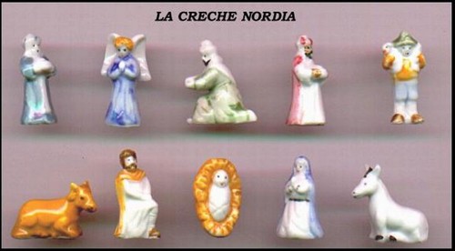 Crèche porcelaine set mini - set,