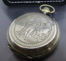 Ancienne Montre mécanique Gousset POLKA  diamètre 54 mm Old Watch à réparer