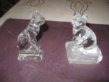 2 chats en cristal