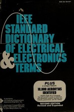 Dictionnaire Standard IEEE Des Termes Électriques Et Électroniques Dur