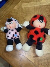 Lot 2 Peluche coccinelle