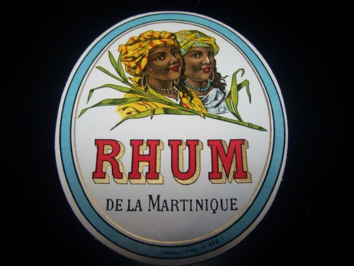 Rare étiquette ancienne rhum - étiquette,