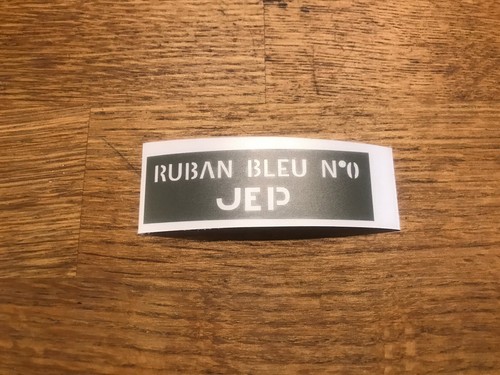 Pochoir logo ruban bleu - 1,