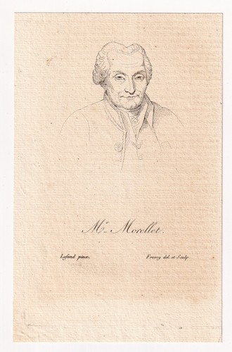 Portrait xixe andré morellet - portrait,