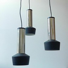 Lustre scandinave en cascade era Panton Design 70 Space Age années 1970 vintage