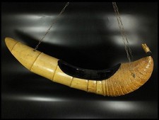 Vase à fleurs suspendu japonais en forme de bateau à racines en bambou longue...