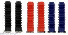 Paire de Soufflet de Fourche Moto Ø: 32/Ø48mm - Longueur: 240mm Couleur :Choix