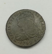 LOUIS XVI - 2 sols 1792 A - rare qualité // RÉF :419/M02