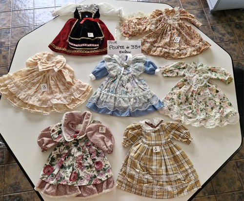 Robes poupees porcelaine - poupees,