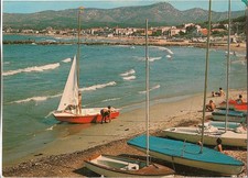 SIX FOURS LES PLAGES - voiliers sur la plage du Rayon de Soleil - Les Lônes