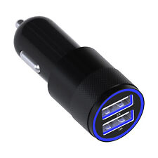 Chargeur allume-cigare 4.8A/24W Voiture pour tablette et Smartphone Noir