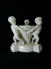 Vasque en faïence craquelée