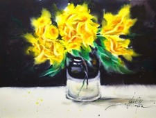 Peinture originale aquarelle