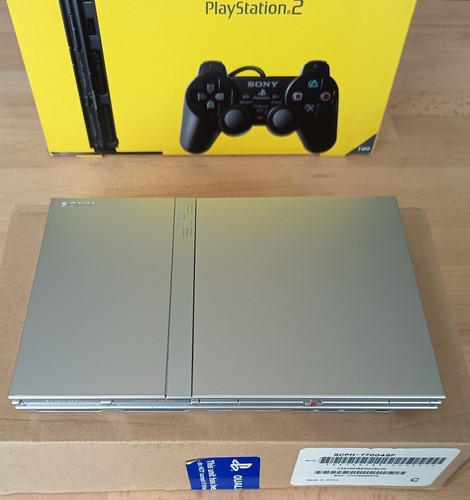 Ps2 slim silver scph - ps2, scph-77004