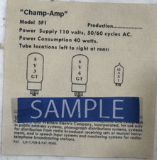Vintage Tweed Champ AMP 5F1