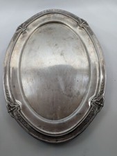 Plat En Métal Argenté 