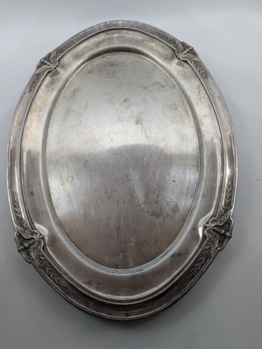 Plat métal argenté - en,