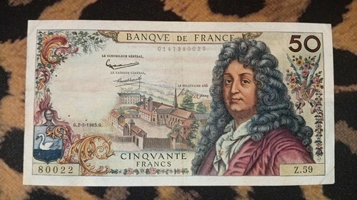 Billet francs racine - billet,