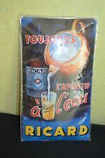 Plaque Publicitaire en Métal RICARD encore Emballée