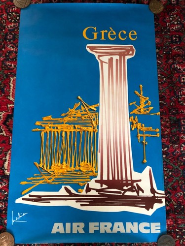 Affiche ancienne air france - air,