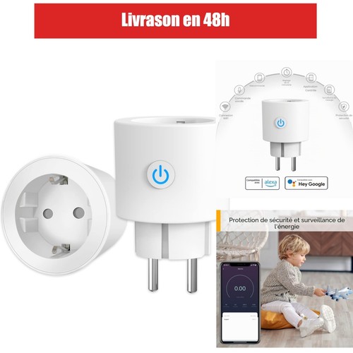 Prise connectée wifi 16a - connectée,
