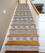Fleur bleue 3D 62 carrelage