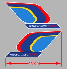 2 X PEUGEOT TALBOT 205 SPORT GTI 15cm AUTOCOLLANT STICKER AUTO PA376
