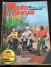 MOTO REVUE du 6/02/1975; Essai Yamaha Bultaco Frontera/ Yamaha Cross Cantilever