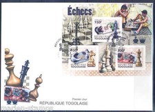 Togo 2012 Échecs Feuille