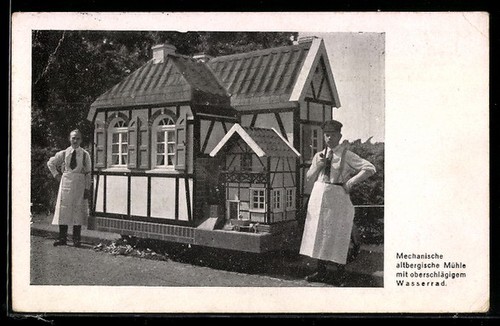 Carte postale moulin - carte,
