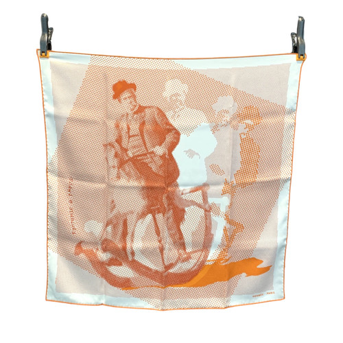 Foulard hermes rare soie - rare, en