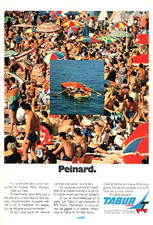 Publicité Advertising 0924  1973   Tabur   bateau   Marine Peinard