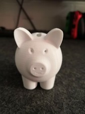 Mini cochon tirelire 3d