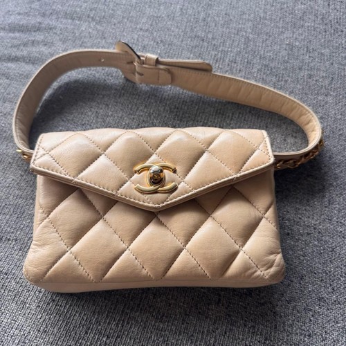 Chanel matelasse sac taille - chanel,