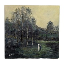 Acrylique Sur Panneau Femmes