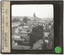 Ville de Blois, France, photo ancienne plaque de verre, positif 8,5x10 cm