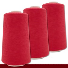 Fil à Coudre Surjet 3 x 100 G 5000 Y (4572 M) Force 50/2 (140) Rouge 181755
