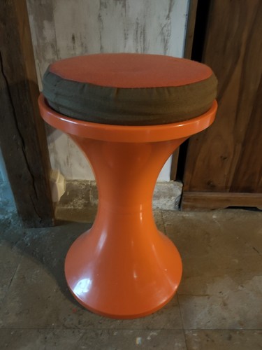 Ancien tabouret tamtam - tabouret, stamp