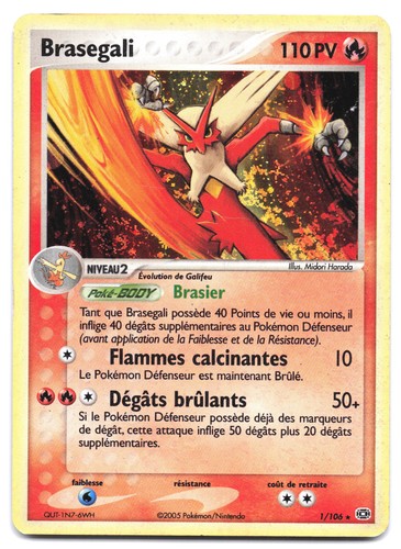 Carte pokémon brasegali 106 - brasegali, 1/106